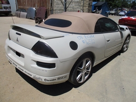 2003 MITSUBISHI ECLIPSE GS SPYDER WHITE 2.4L AT 163762